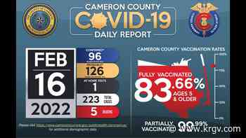 Cameron County reports 5 coronavirus-related deaths and 223 positive cases - KRGV