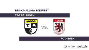 TSG Balingen - FC Gießen: TSG Balingen möchte nachlegen - Regionalliga Südwest - WELT - DIE WELT