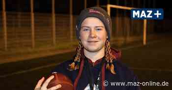 Aline Schubert trainiert die starken Kerle der Rathenow Raccoons in Rathenow - Märkische Allgemeine Zeitung