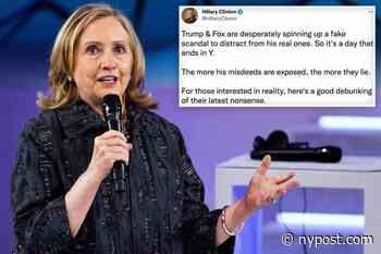 Hillary Clinton finally breaks silence, calls John Durham claims 'fake scandal' - New York Post