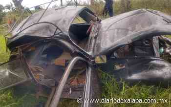 Cayó a un desnivel y quedó destruido, en Coatepec; lo hallaron abandonado - Diario de Xalapa