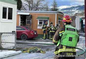 Two residences damaged after Wednesday morning fire in Westmount - Kamloops News - Castanet.net