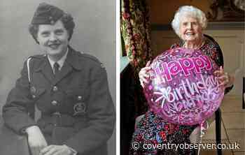 Coventry Blitz survivor and city's only Civil Defence Fire Guard instructor toasts her 99th birthday at Coombe Abbey - Coventry Observer