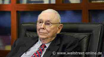 Warren Buffetts rechte Hand: Charlie Munger: "Bitcoin ist wie eine Geschlechtskrankheit"