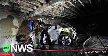 Brandweer Brussel vraagt wetgeving rond het parkeren van elektrische auto's in ondergrondse parkings - VRT NWS