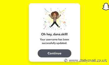 Snapchat FINALLY lets users change their username on the app