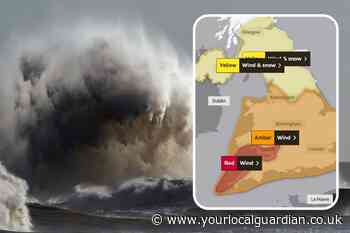 Storm Dudley and Eunice: London hour-by-hour Met Office forecast