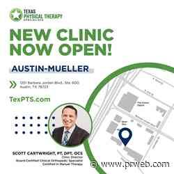 Texas Physical Therapy Specialists Opens New Clinic in Austin-Mueller - PR Web