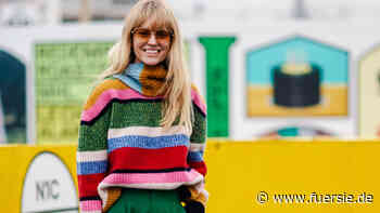 Mode-Trends 2022: Bunte Streifenpullover läuten jetzt den Frühling ein - FürSie