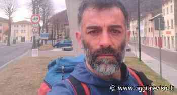 Marco, a piedi dal Cadore a Venezia: 'Le famiglie mi hanno aperto le porte di casa' - Oggi Treviso