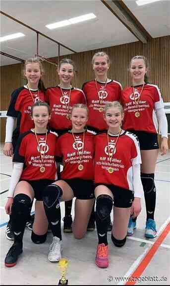 U16-Faustballerinnen des MTV Wangersen sind Norddeutscher Meister - TAGEBLATT: Nachrichten aus Stade, Buxtehude und der Region - Tageblatt-online