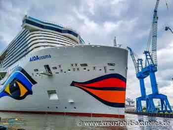 AIDAcosma verlässt heute Bremerhaven und fährt nach Kiel - Kreuzfahrt Aktuelles