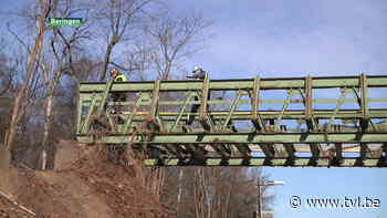 Spectaculaire beelden: spoorbrug Beringen afgebroken - TV Limburg