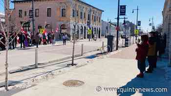 Protest and counter-protest in downtown Belleville - Quinte News