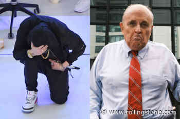 Rudy Giuliani Throws Tantrum About Eminem Taking a Knee at the Super Bowl