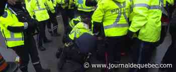[EN IMAGES] Un des organisateurs du convoi arrêté par la police d'Ottawa