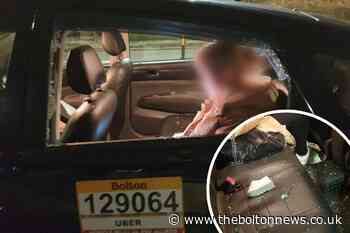 Police investigation after bricks thrown at taxi in Breightmet - The Bolton News