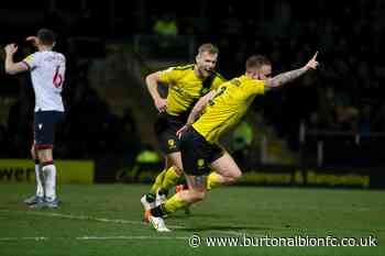 MATCH REPORT: BURTON ALBION 3-1 BOLTON WANDERERS - News - burtonalbionfc.co.uk