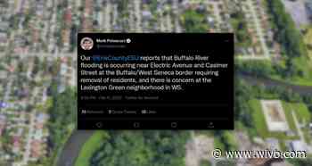 Flooding forces residents near Electric Avenue and Casimer Street to leave their homes