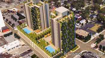 'Vertical forest' high-rise development proposes 544 units in downtown Windsor - CTV News Windsor