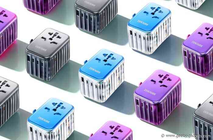 Passport III 65w travel adapter can charge 6 devices simultaneously