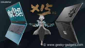 Colorful X15 XS GeForce RTX 3050 Ti gaming laptop