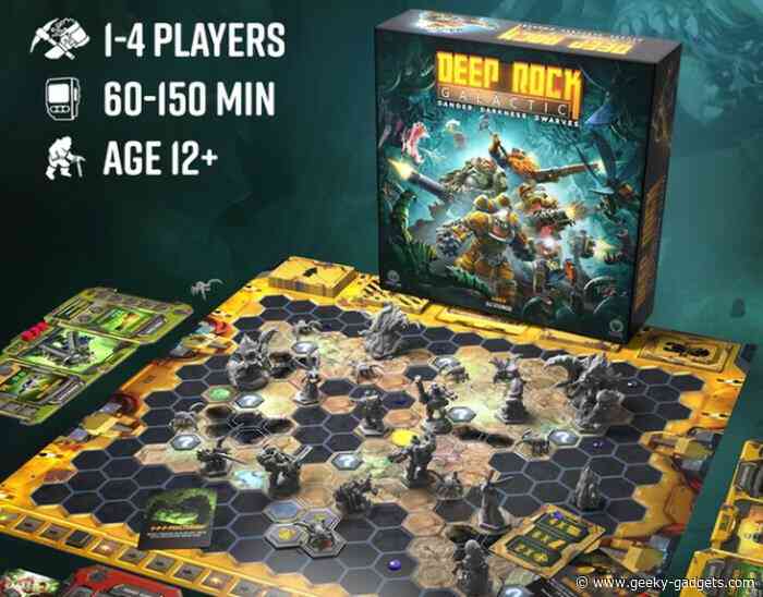 Deep Rock Galactic board game Kickstarter passes €1.7 million in funding