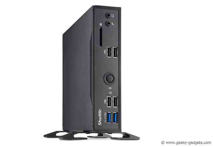 Shuttle DS20 barebone fanless mini PC systems