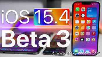 What’s new in iOS 15.4 beta 3 (Video)