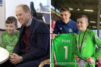 Burnley: Grieving schoolboy meets football hero thanks to Prince William