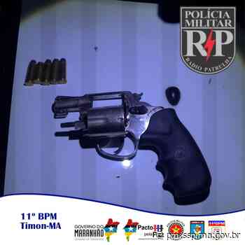 Em Timon Polícia Militar prende homem com arma de fogo e recupera motocicleta roubada • PM/MA - Polícia Militar do Maranhão - PM/MA - Polícia Militar do Maranhão