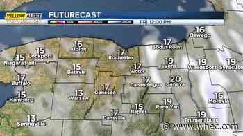 Yellow Alert: Friday morning snow and blowing snow