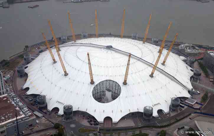 The O2 suffers roof damage following high winds caused by Storm Eunice