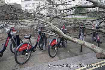 Storm Eunice: Man rushed to hospital with debris injury Waterloo Road