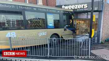 Bedworth shop crash bus driver had 'suspected medical episode'