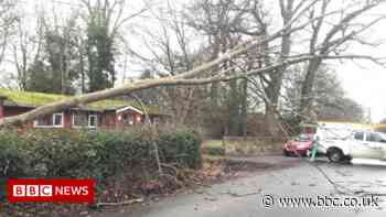 Storm Eunice: Dozens of schools closed and trains cancelled