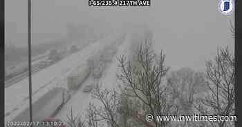 NWI under travel watch in slick, white-out conditions - nwitimes.com