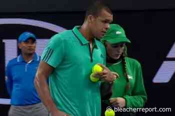 Jo-Wilfried Tsonga Pauses Game to Help Ballgirl Who Was Hit in the Face by Ball - Bleacher Report