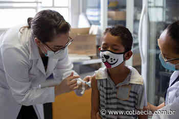 Cotia atinge 69% das crianças vacinadas contra a Covid e está acima da média estadual - Cotia e Cia