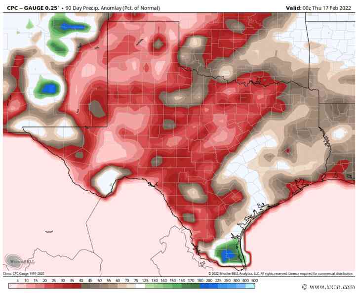 While parts of our area enjoy normal rainfall this winter, others suffer through drought