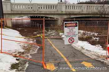 Newmarket closes sections of Tom Taylor Trail due to flooding - NewmarketToday.ca
