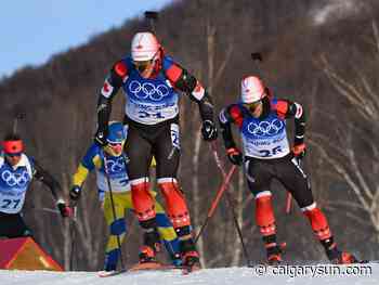 OLYMPICS DAY 14: Calgary's Gow brothers shoot out to early lead in biathlon - Calgary Sun