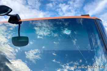 Leipzig: Müllwägen der Stadtreinigung während der Fahrt mit Steinen beworfen - TAG24