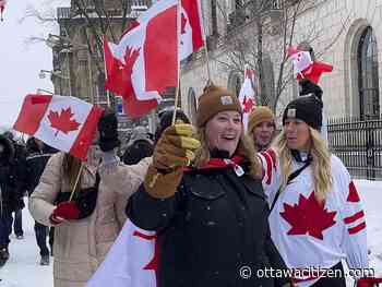 Photos: Day 16 of the trucker protest in downtown Ottawa, Feb. 12, 2022 - Ottawa Citizen