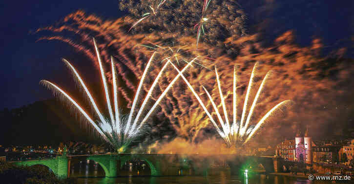 Heidelberg:  Schlossbeleuchtung mit Drohnen statt Raketen