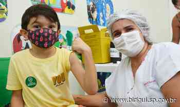 Birigui segue com vacinação infantil contra a covid-19 nas UBSs do Santo Antônio e Colinas - Prefeitura de Birigui