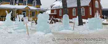 Un village passionné de sculpture sur glace