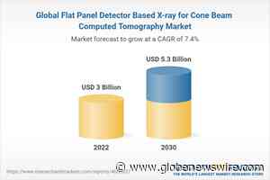 Global Flat Panel Detector Based X-ray for Cone Beam Computed Tomography Markets, 2022-2030 - GlobeNewswire