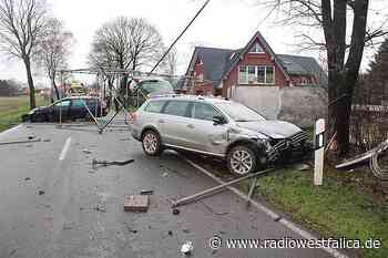 Autofahrer bei missglücktem Überholmanöver in Stemwede verletzt - Radio Westfalica