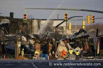 Gasoline tanker crashes into building, bursts into fireball - Red Deer Advocate